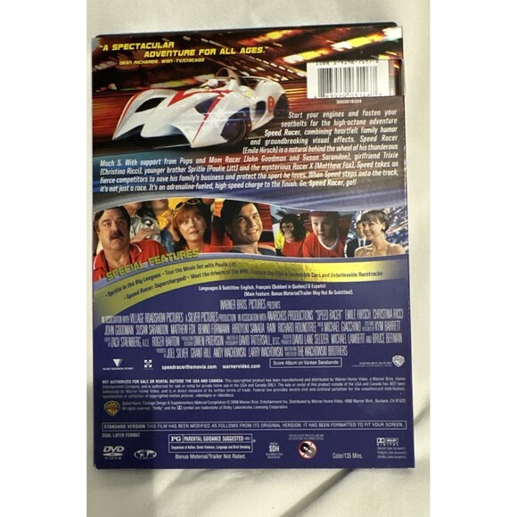 Speed Racer (Full Screen Edition) - DVD - VERY GOOD - Picture 5 of 5